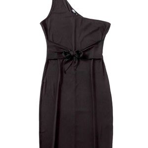 Black cocktail dress